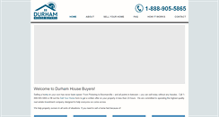Desktop Screenshot of durhamhousebuyers.com